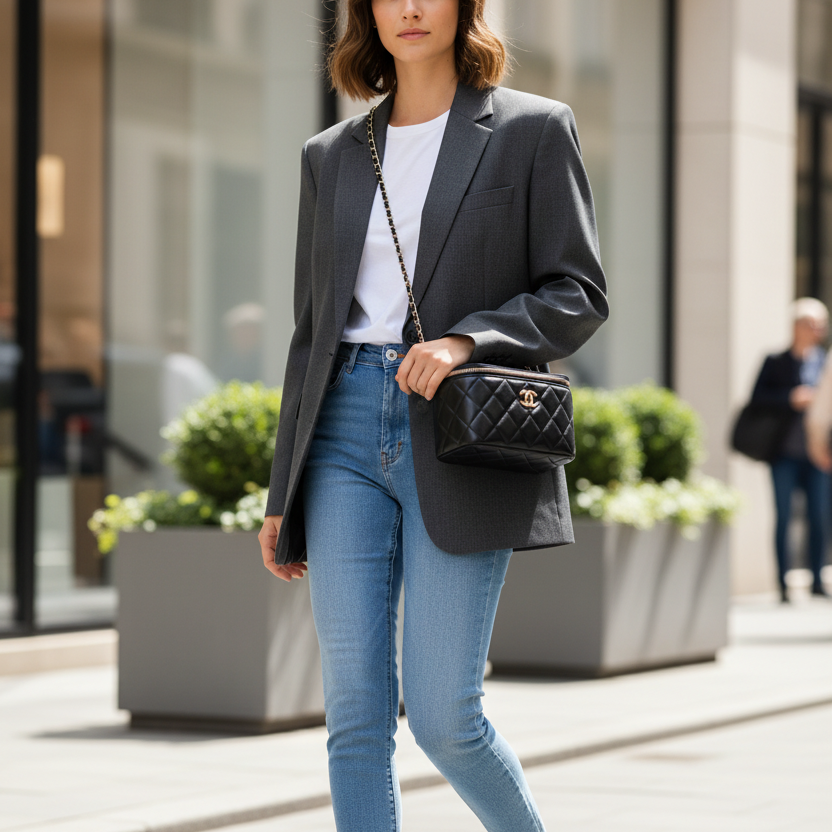 chanel Long Vanity with chain