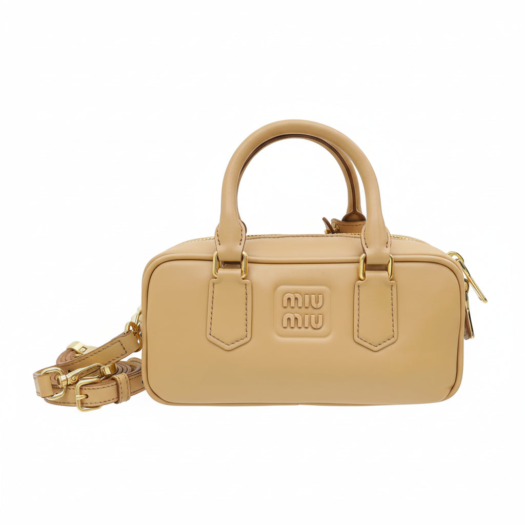 Miu Miu Arcadie leather top-handle bag