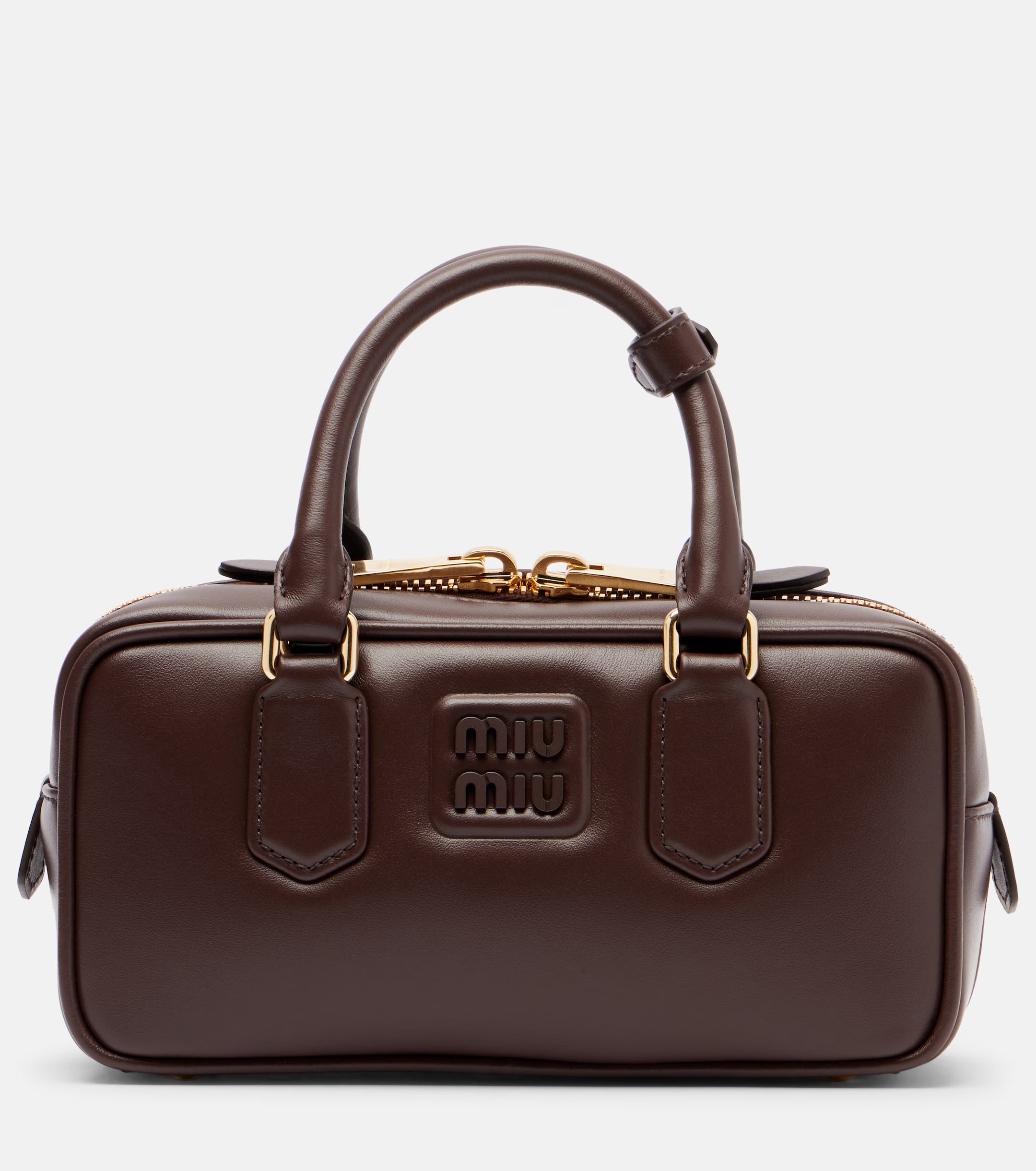 Miu Miu Arcadie leather top-handle bag